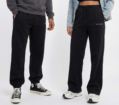 Black Unisex Sweatpants