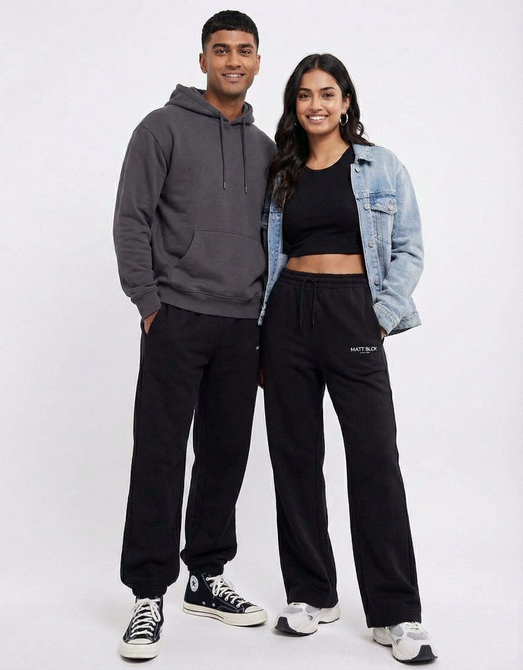 Black Unisex Sweatpants