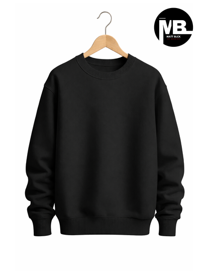 Unisex Plain Sweatshirt in Multiple Colours