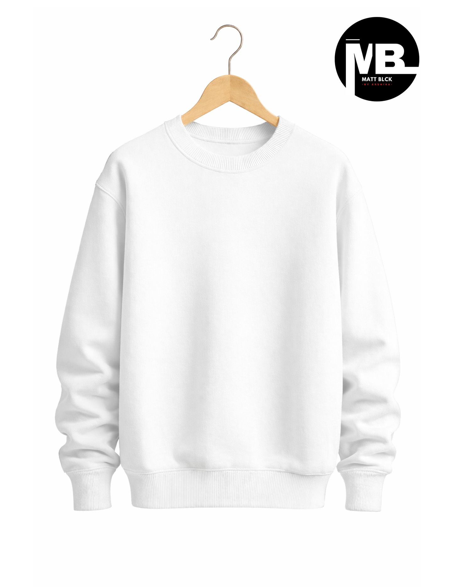 Unisex Plain Sweatshirt in Multiple Colours