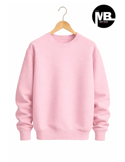 Unisex Plain Sweatshirt in Multiple Colours