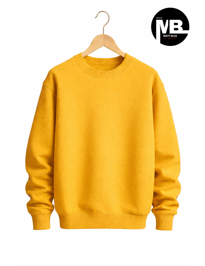 Unisex Plain Sweatshirt in Multiple Colours