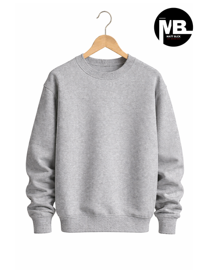 Unisex Plain Sweatshirt in Multiple Colours